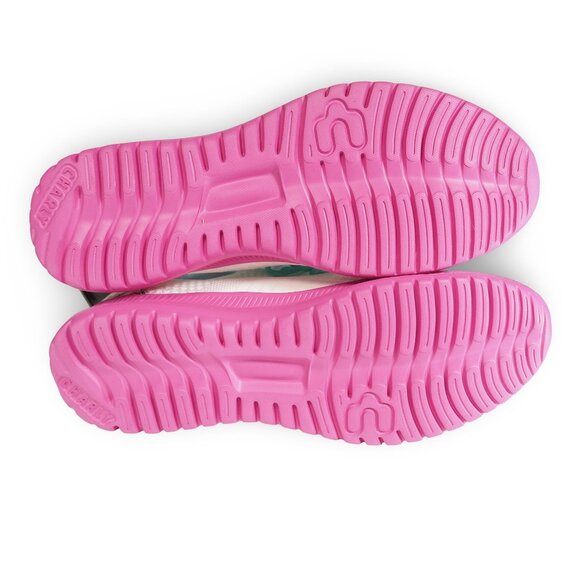 Charly Walking Relax Dama Sneakers Women's 10 White / Pink 1059070 - Picture 8 of 11